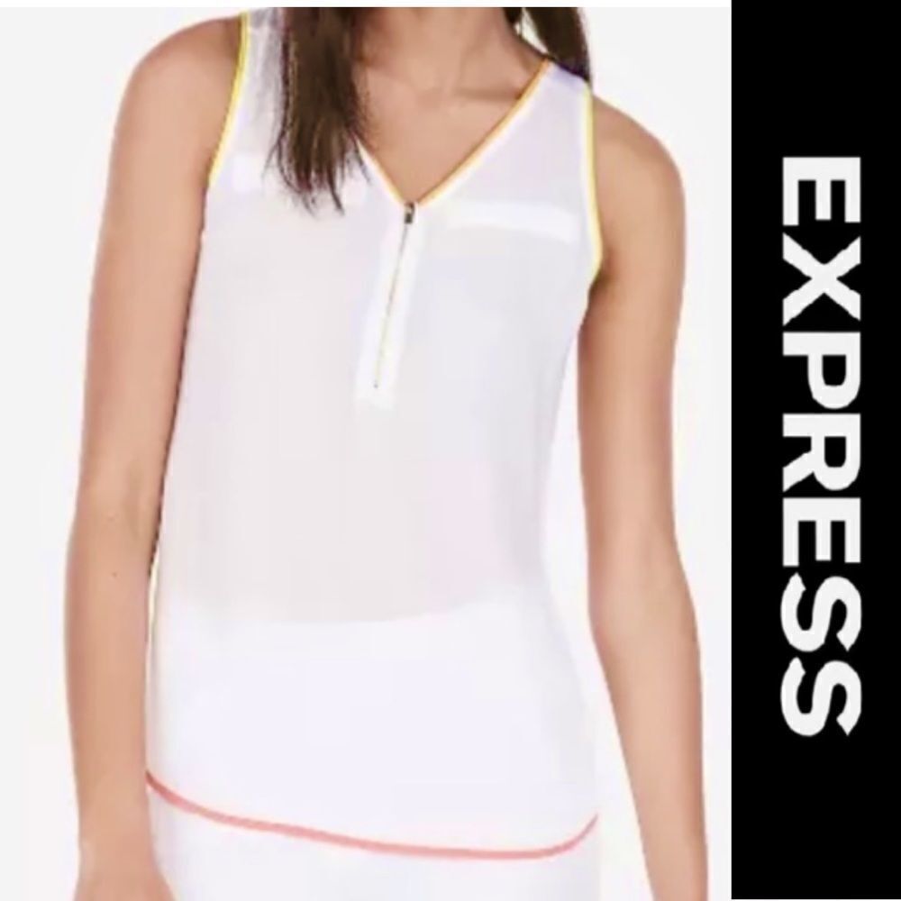 Express Colorful Neon Trim Tank